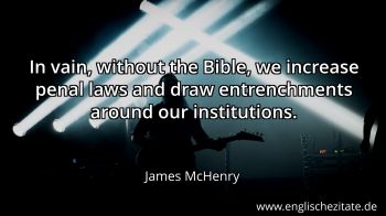 Englisches Zitat von James McHenry als Bild
