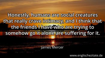 Englisches Zitat von James Mercer als Bild