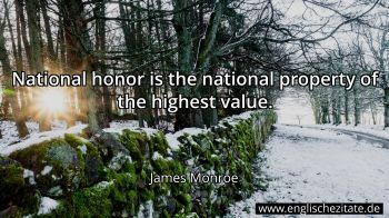 Englisches Zitat von James Monroe als Bild