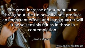 Englisches Zitat von James Monroe als Bild