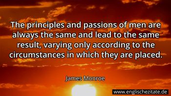 Englisches Zitat von James Monroe als Bild