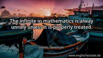 Englisches Zitat von James Newman als Bild