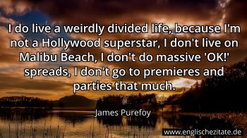 Englisches Zitat von James Purefoy als Bild