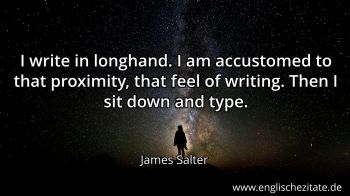 Englisches Zitat von James Salter als Bild