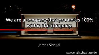 Englisches Zitat von James Sinegal als Bild