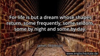 Englisches Zitat von James Thomson als Bild