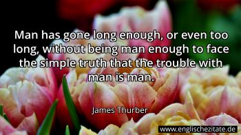 Englisches Zitat von James Thurber als Bild