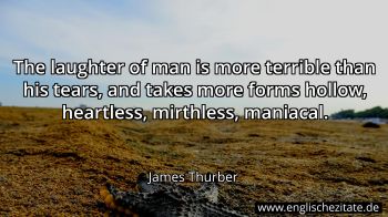 Englisches Zitat von James Thurber als Bild
