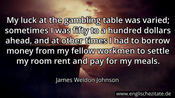 Englisches Zitat von James Weldon Johnson als Bild