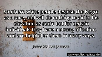 Englisches Zitat von James Weldon Johnson als Bild