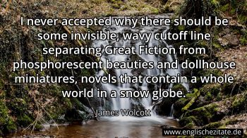 Englisches Zitat von James Wolcott als Bild