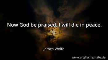 Englisches Zitat von James Wolfe als Bild