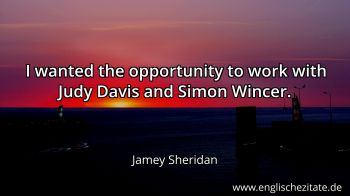 Englisches Zitat von Jamey Sheridan als Bild