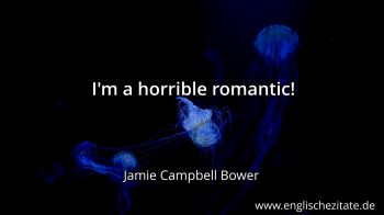 Englisches Zitat von Jamie Campbell Bower als Bild