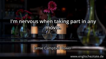 Englisches Zitat von Jamie Campbell Bower als Bild