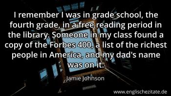 Englisches Zitat von Jamie Johnson als Bild