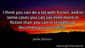 Englisches Zitat von Jamie Johnson als Bild