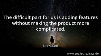 Englisches Zitat von Jan Koum als Bild