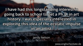 Englisches Zitat von Jandy Nelson als Bild