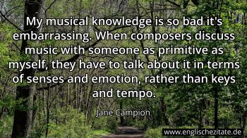 Englisches Zitat von Jane Campion als Bild