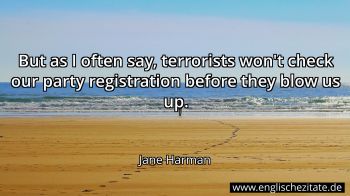 Englisches Zitat von Jane Harman als Bild