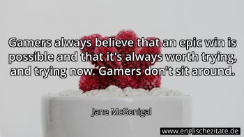 Englisches Zitat von Jane McGonigal als Bild