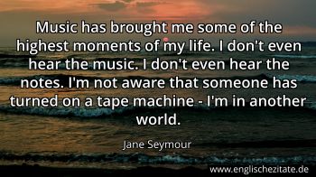Englisches Zitat von Jane Seymour als Bild
