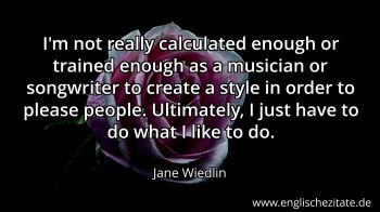 Englisches Zitat von Jane Wiedlin als Bild