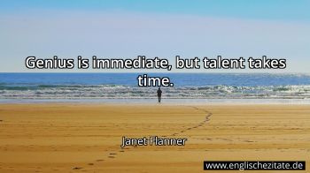Englisches Zitat von Janet Flanner als Bild