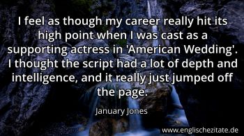 Englisches Zitat von January Jones als Bild