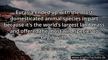 Englisches Zitat von Jared Diamond als Bild