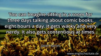 Englisches Zitat von Jason Aaron als Bild