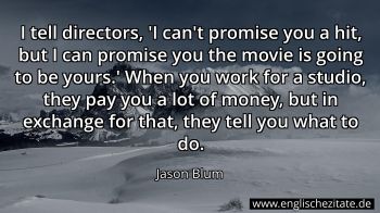 Englisches Zitat von Jason Blum als Bild