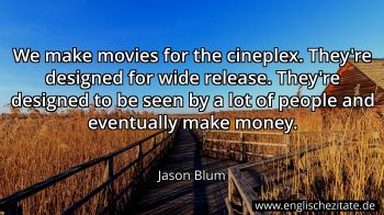Englisches Zitat von Jason Blum als Bild