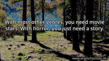 Englisches Zitat von Jason Blum als Bild