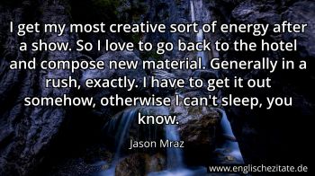 Englisches Zitat von Jason Mraz als Bild