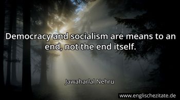 Englisches Zitat von Jawaharlal Nehru als Bild