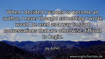 Englisches Zitat von Jay Asher als Bild