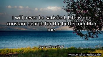 Englisches Zitat von Jayne Mansfield als Bild