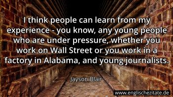 Englisches Zitat von Jayson Blair als Bild