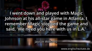 Englisches Zitat von Jayson Williams als Bild