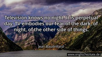 Englisches Zitat von Jean Baudrillard als Bild