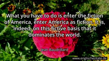 Englisches Zitat von Jean Baudrillard als Bild