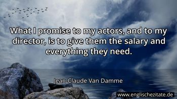 Englisches Zitat von Jean-Claude Van Damme als Bild