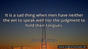 Englisches Zitat von Jean de la Bruyere als Bild