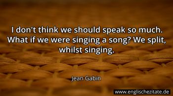 Englisches Zitat von Jean Gabin als Bild
