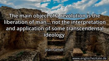 Englisches Zitat von Jean Genet als Bild