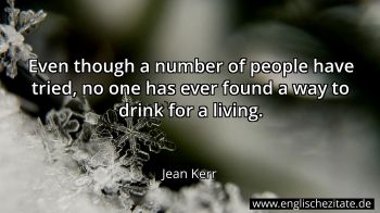 Englisches Zitat von Jean Kerr als Bild