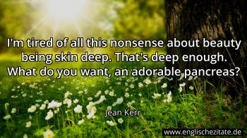 Englisches Zitat von Jean Kerr als Bild