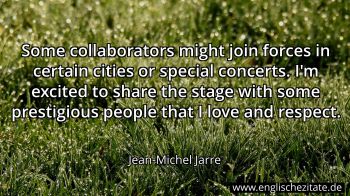 Englisches Zitat von Jean-Michel Jarre als Bild